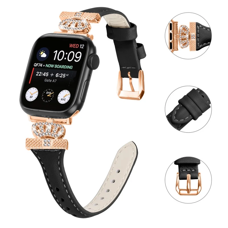Rose Gold Buckle Strap Apple Watch Series Universal 41mm/40mm/38mm Wrist Band