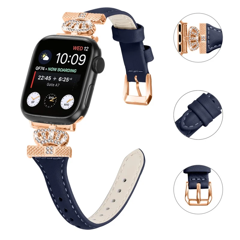 Rose Gold Buckle Strap Apple Watch Series Universal 41mm/40mm/38mm Wrist Band