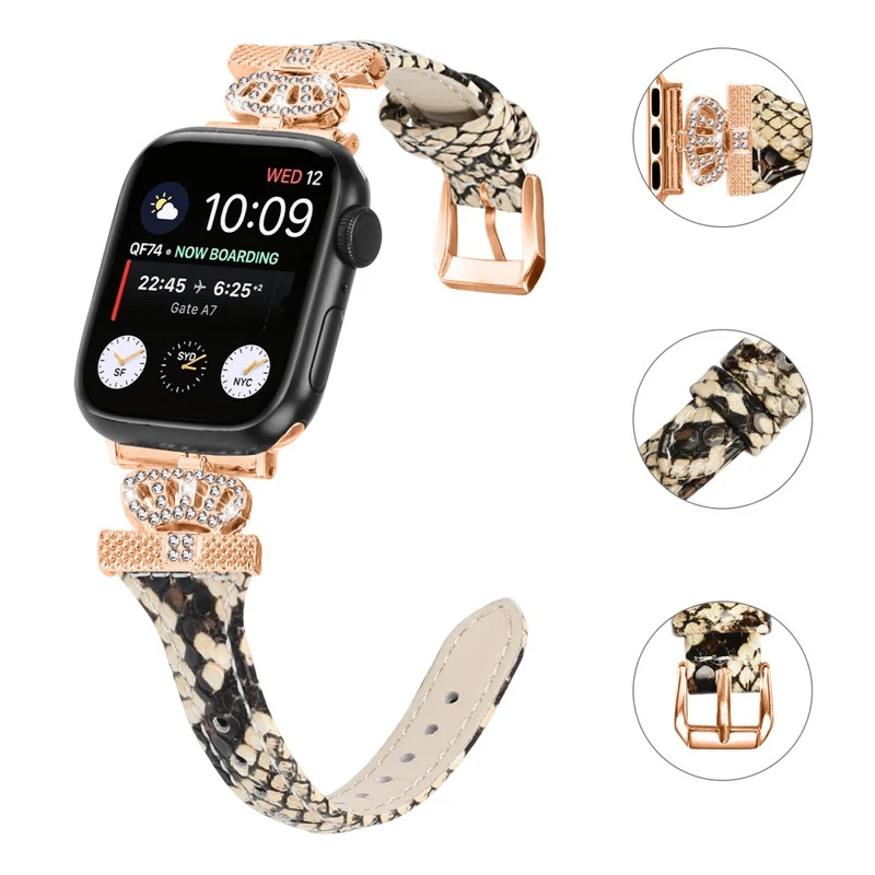 Rose Gold Buckle Strap Apple Watch Series Universal 41mm/40mm/38mm Wrist Band