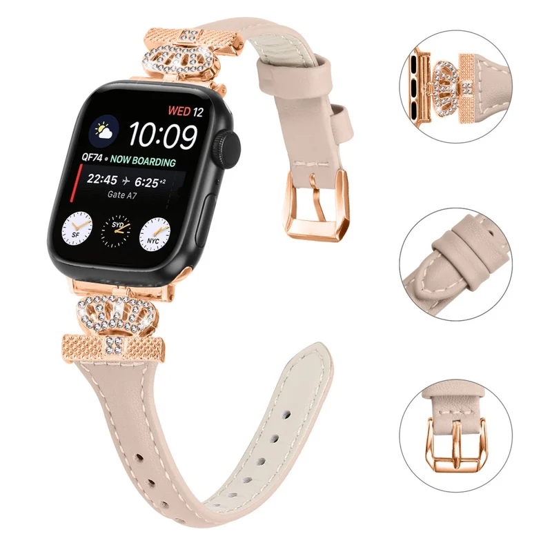 Rose Gold Buckle Strap Apple Watch Series Universal 41mm/40mm/38mm Wrist Band