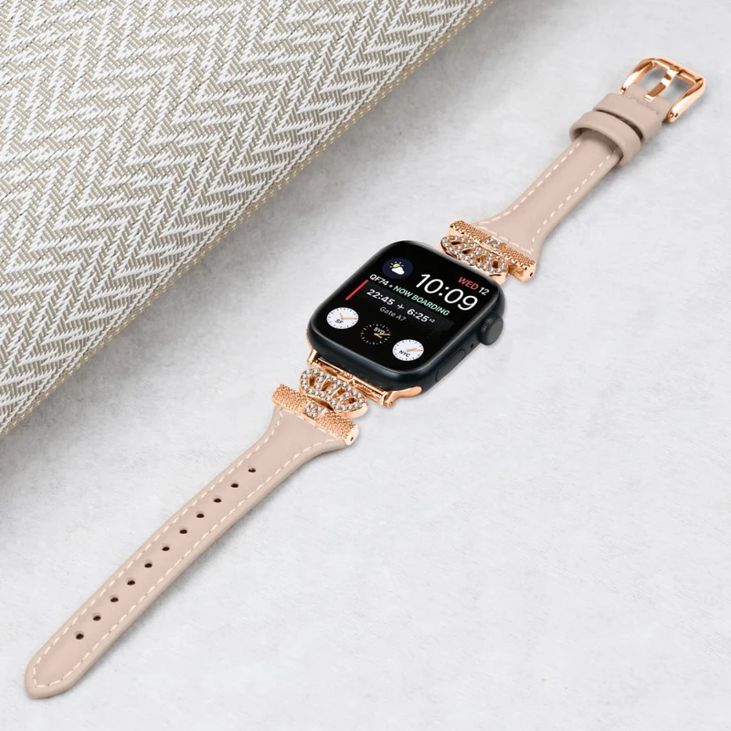 Rose Gold Buckle Strap Apple Watch Series Universal 41mm/40mm/38mm Wrist Band