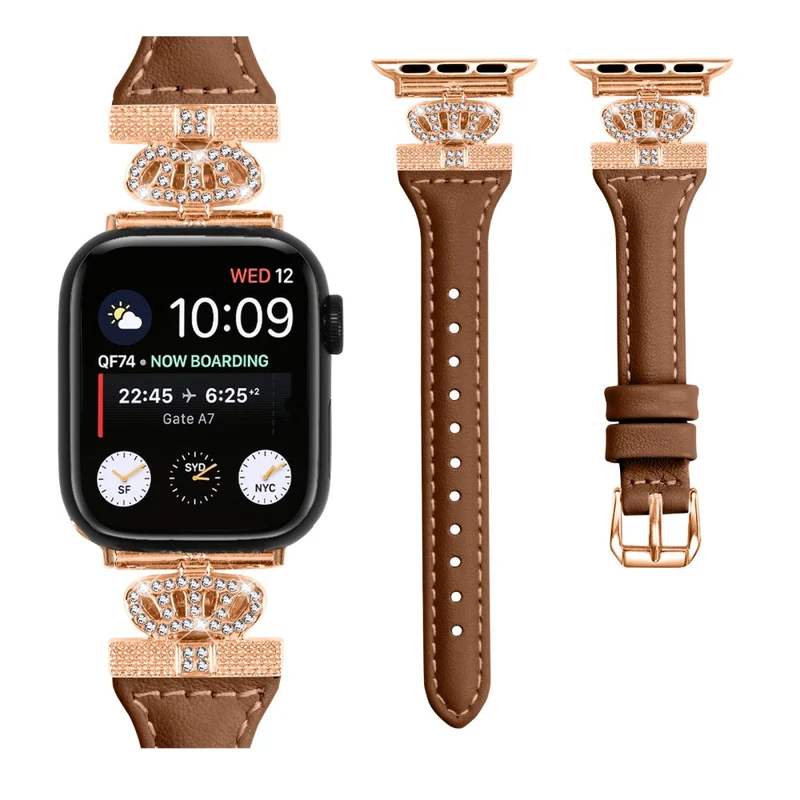 Rose Gold Buckle Strap Apple Watch Series Universal 41mm/40mm/38mm Wrist Band