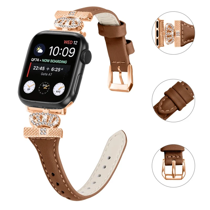 Rose Gold Buckle Strap Apple Watch Series Universal 41mm/40mm/38mm Wrist Band