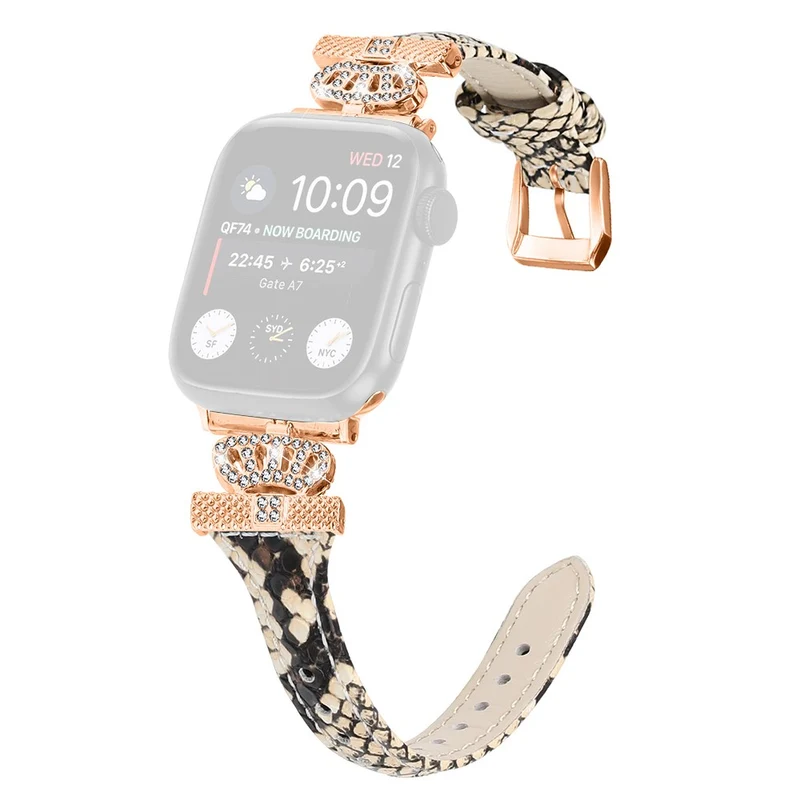 Rose Gold Buckle Wristband Apple Watch Universal 49mm/45mm/44mm/42mm Strap
