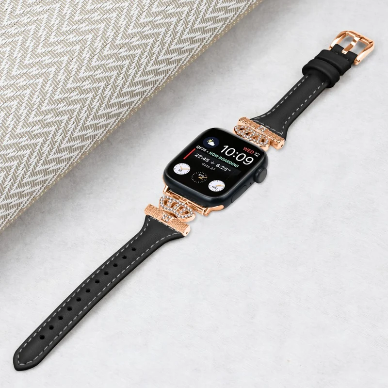 Rose Gold Buckle Wristband Apple Watch Universal 49mm/45mm/44mm/42mm Strap