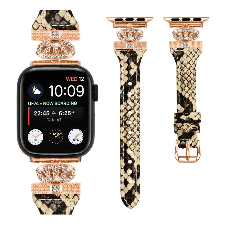 Rose Gold Buckle Wristband Apple Watch Universal 49mm/45mm/44mm/42mm Strap