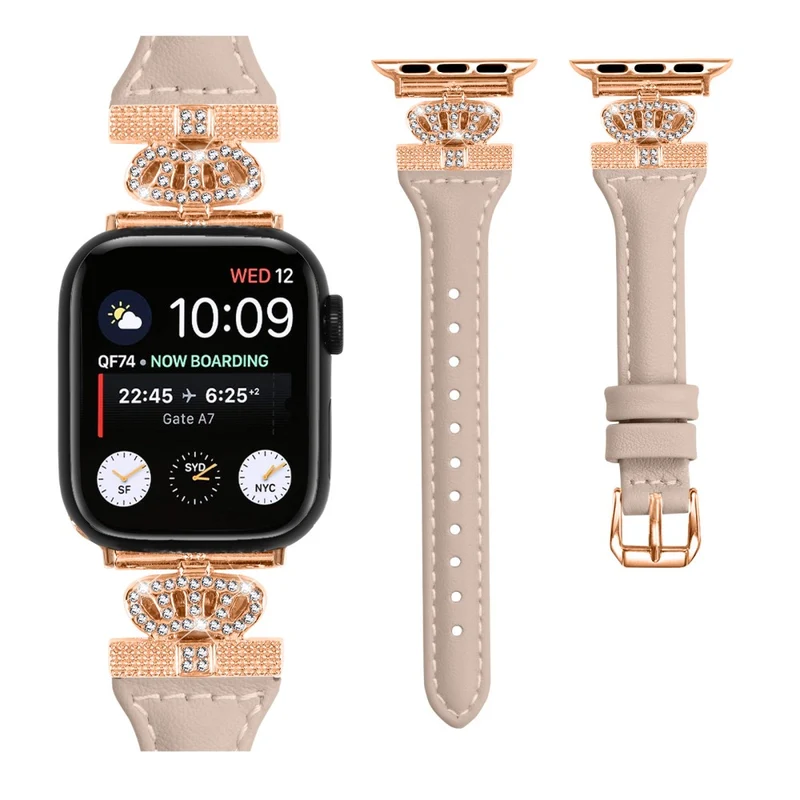 Rose Gold Buckle Wristband Apple Watch Universal 49mm/45mm/44mm/42mm Strap