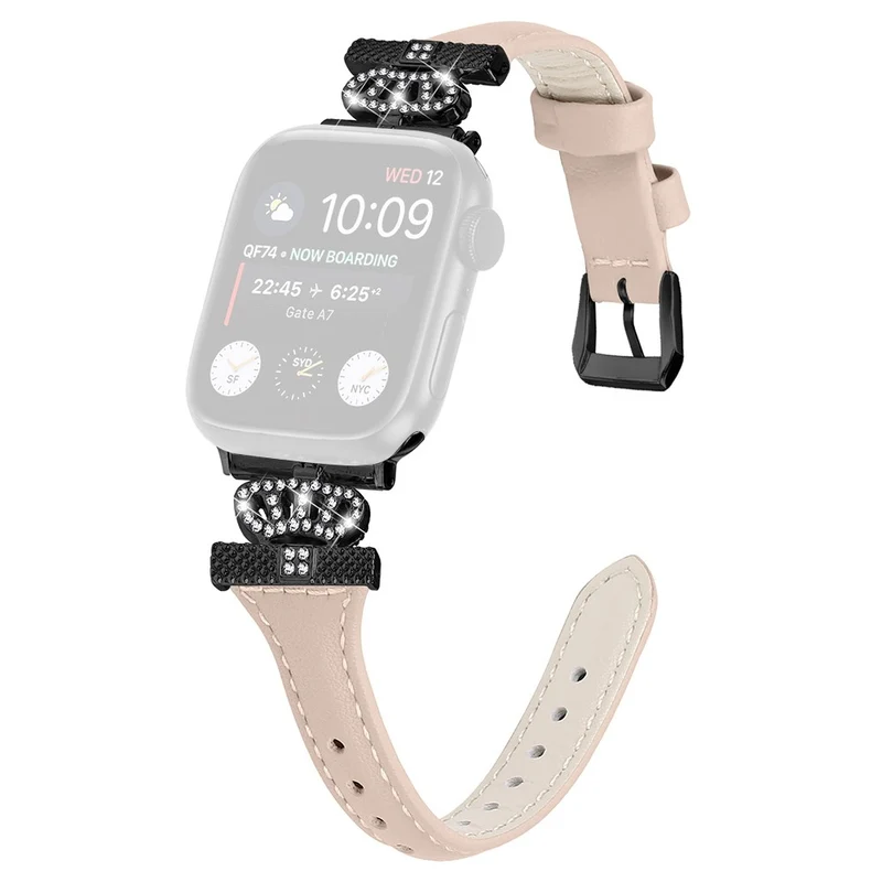Black Buckle Strap Apple Watch Universal 49mm/45mm/44mm/42mm Watch Band