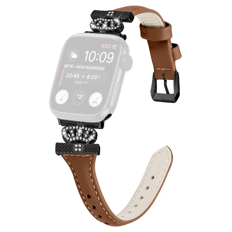 Black Buckle Strap Apple Watch Universal 49mm/45mm/44mm/42mm Watch Band