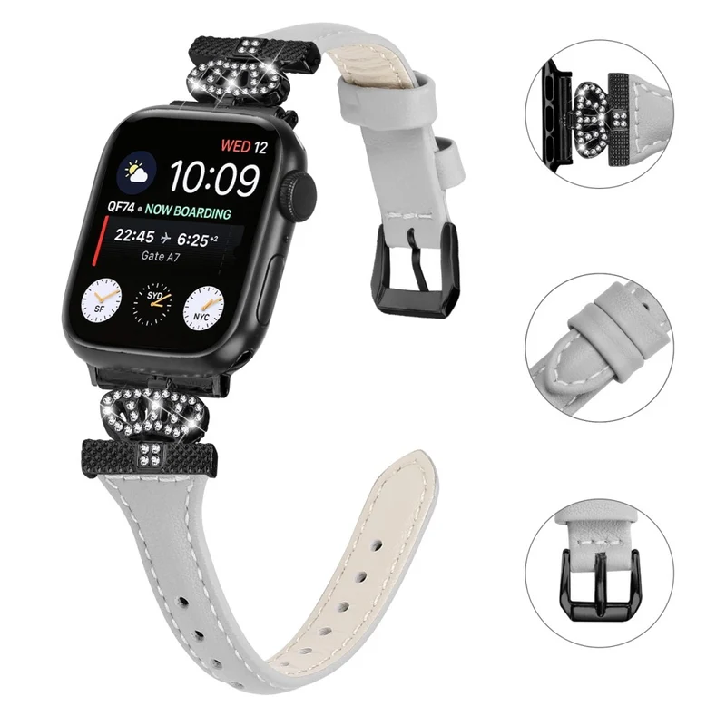 Black Buckle Strap Apple Watch Universal 49mm/45mm/44mm/42mm Watch Band