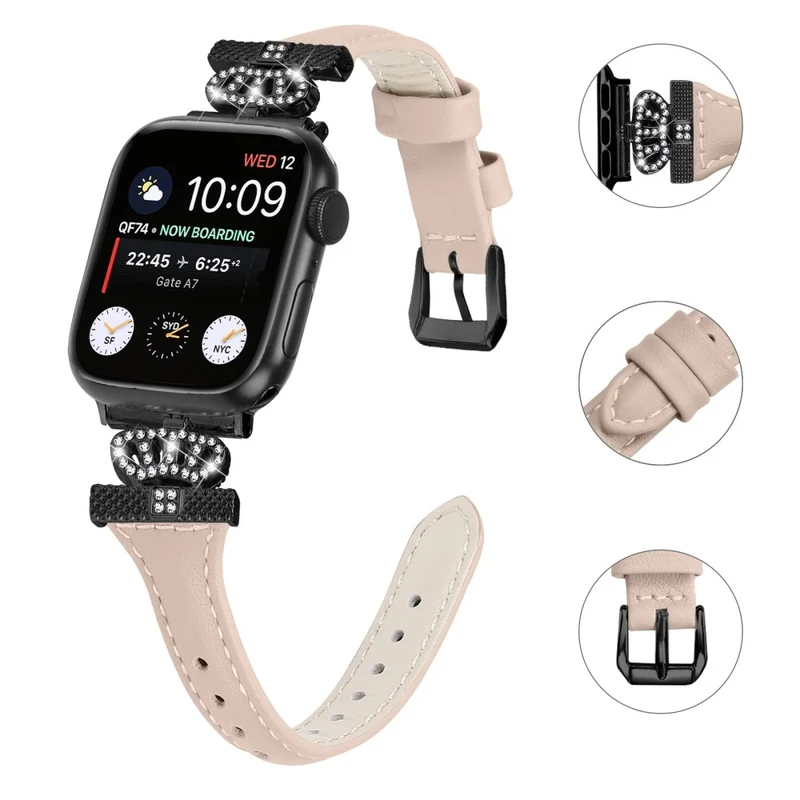 Black Buckle Strap Apple Watch Universal 49mm/45mm/44mm/42mm Watch Band