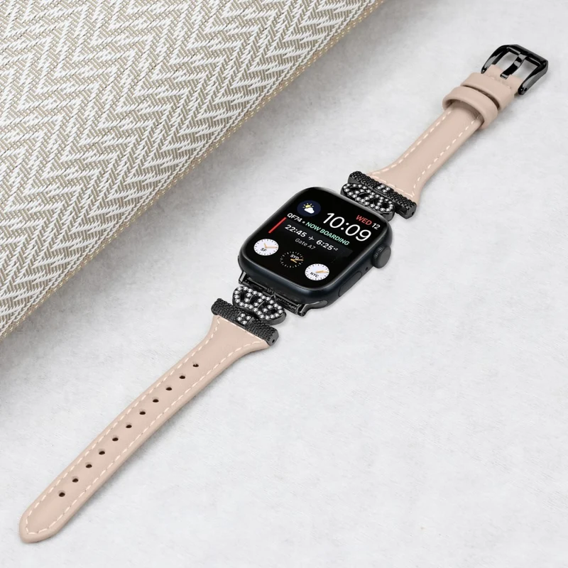 Black Buckle Strap Apple Watch Universal 49mm/45mm/44mm/42mm Watch Band