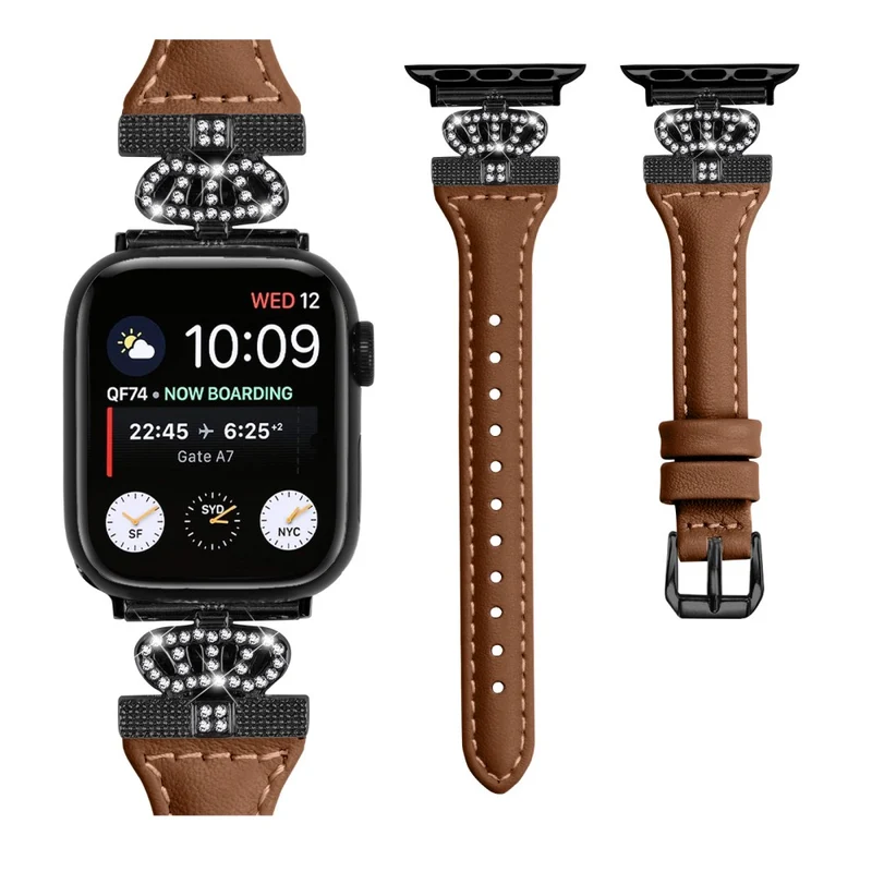 Black Buckle Strap Apple Watch Universal 49mm/45mm/44mm/42mm Watch Band