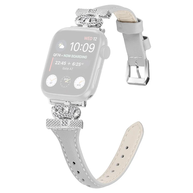 Silver Buckle Band Apple Watch Universal 49mm/45mm/44mm/42mm Watch Strap