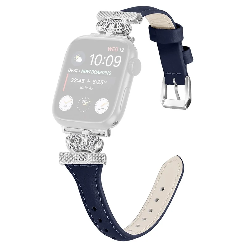 Silver Buckle Band Apple Watch Universal 49mm/45mm/44mm/42mm Watch Strap