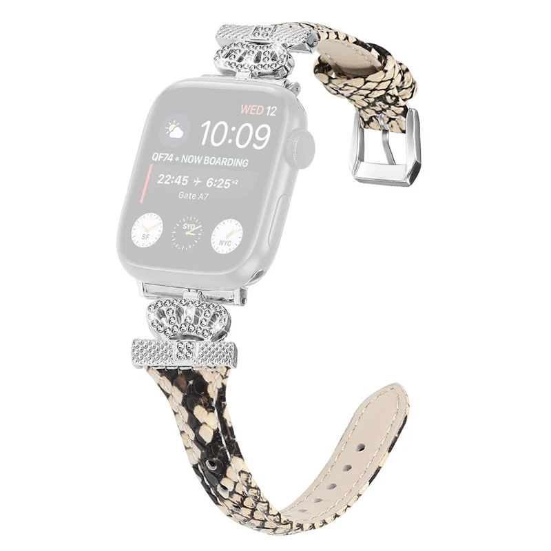 Silver Buckle Band Apple Watch Universal 49mm/45mm/44mm/42mm Watch Strap