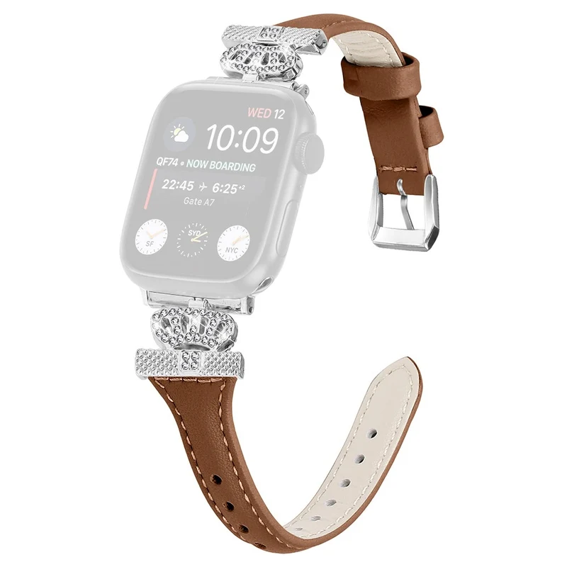 Silver Buckle Band Apple Watch Universal 49mm/45mm/44mm/42mm Watch Strap