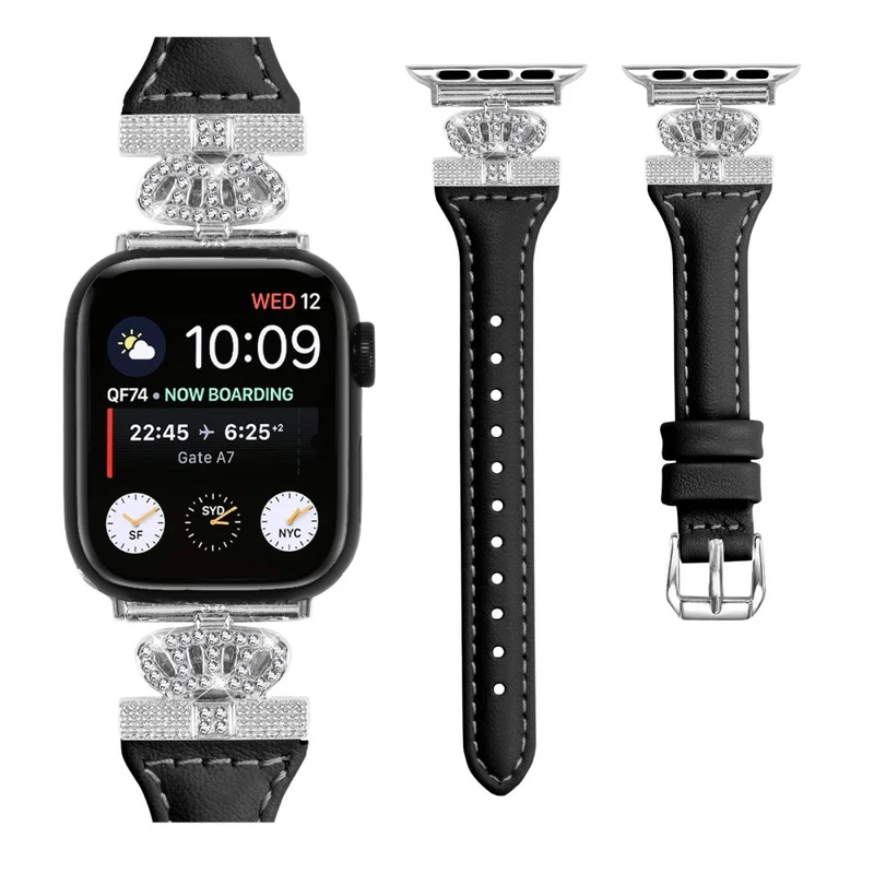 Silver Buckle Band Apple Watch Universal 49mm/45mm/44mm/42mm Watch Strap