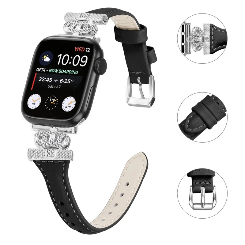 Silver Buckle Band Apple Watch Universal 49mm/45mm/44mm/42mm Watch Strap