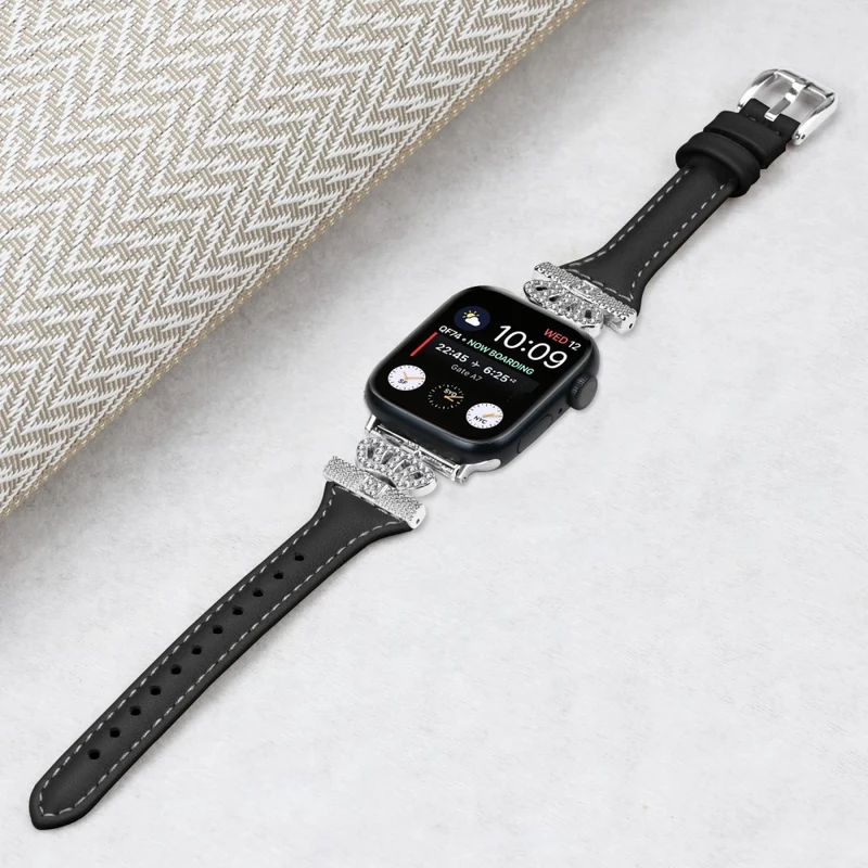 Silver Buckle Band Apple Watch Universal 49mm/45mm/44mm/42mm Watch Strap