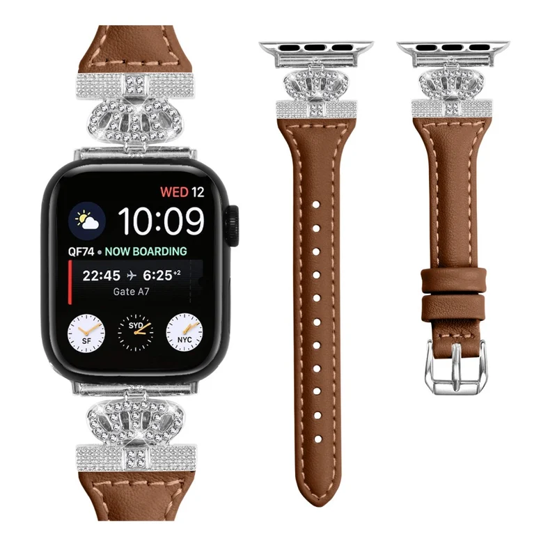 Silver Buckle Band Apple Watch Universal 49mm/45mm/44mm/42mm Watch Strap