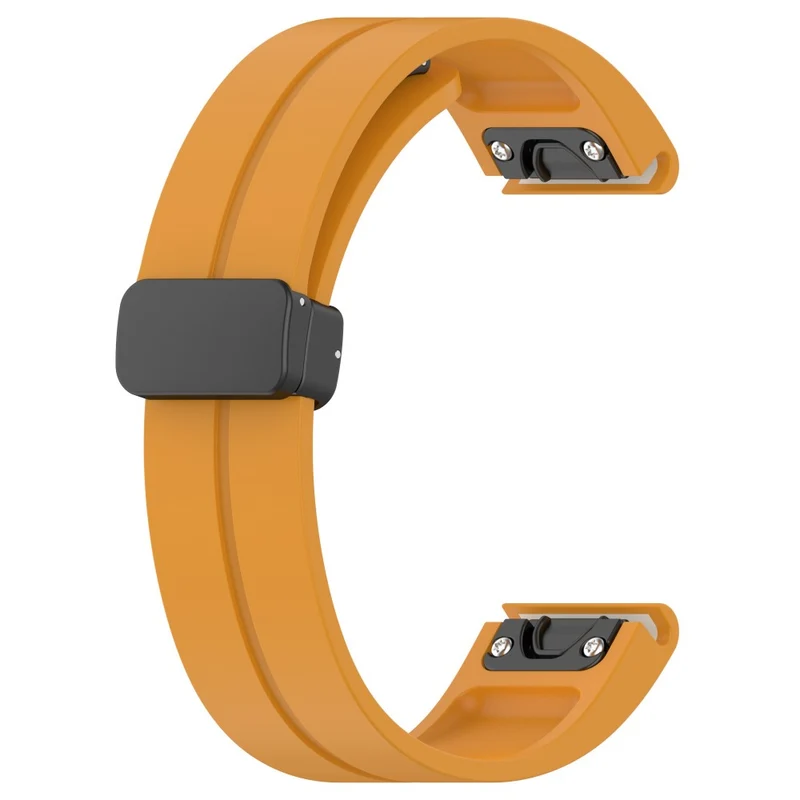 Garmin Fenix 7S / 7S Pro / Instinct 2S / Fenix 6S Watch Strap 20mm Silicone Watchband with Black Buckle