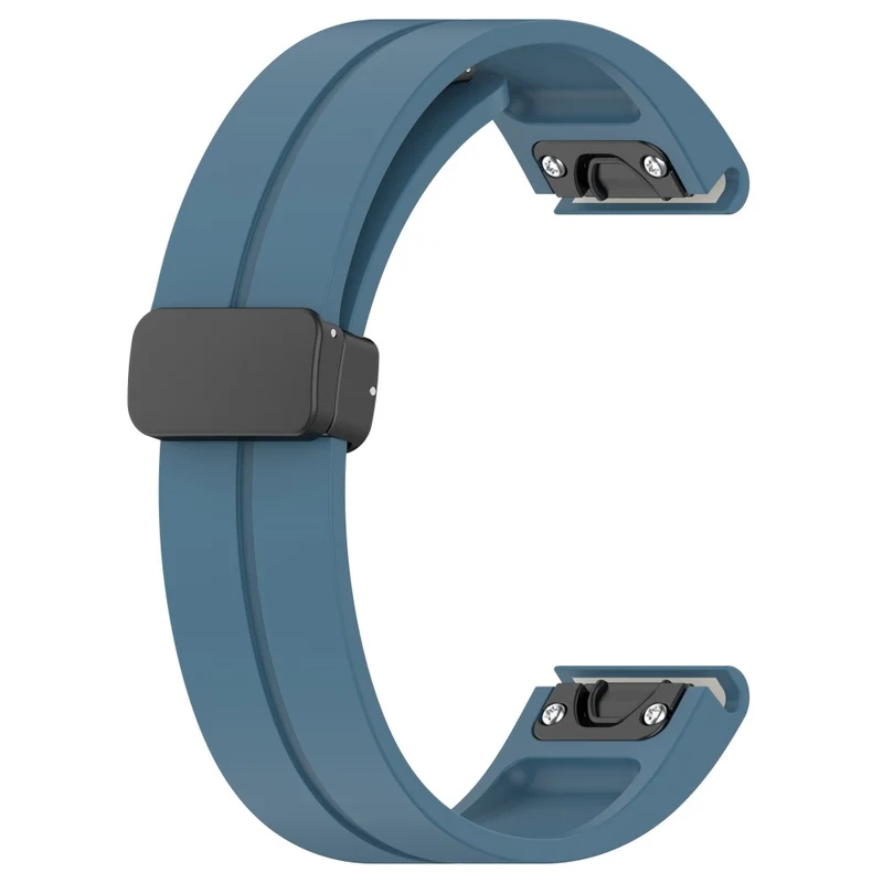 Garmin Fenix 7S / 7S Pro / Instinct 2S / Fenix 6S Watch Strap 20mm Silicone Watchband with Black Buckle
