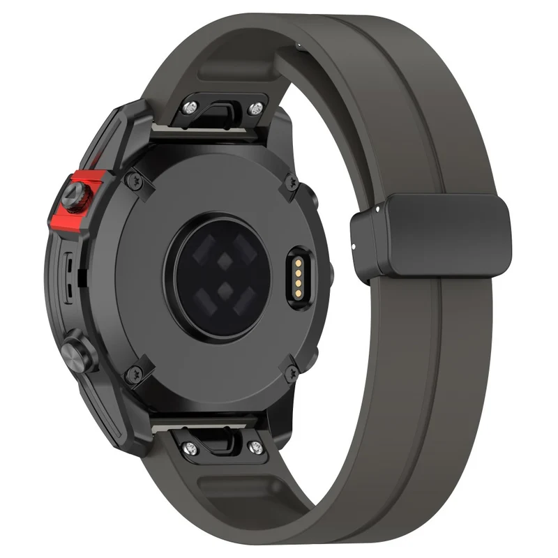 Garmin Fenix 7S / 7S Pro / Instinct 2S / Fenix 6S Watch Strap 20mm Silicone Watchband with Black Buckle