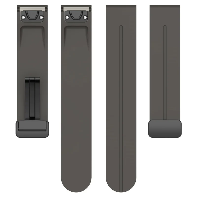Garmin Fenix 7S / 7S Pro / Instinct 2S / Fenix 6S Watch Strap 20mm Silicone Watchband with Black Buckle