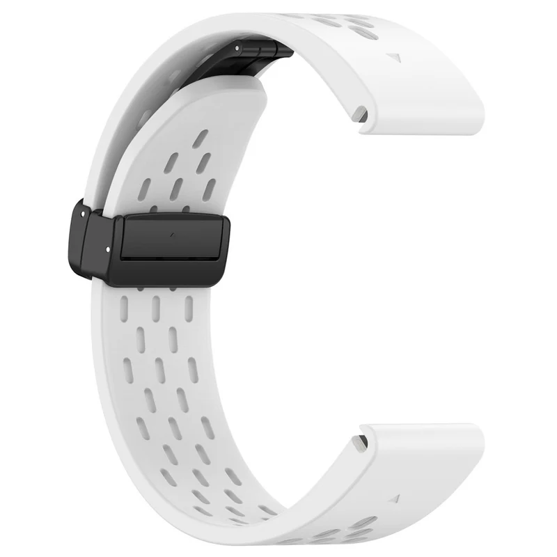 Garmin Fenix 7S / Instinct 2S / Fenix 6S / Fenix 6S Pro Breathable Strap Folding Buckle 20mm Silicone Watch Band
