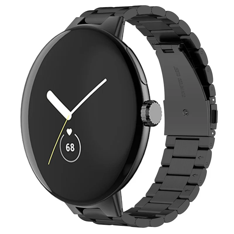 Google Pixel Watch / Watch 2 Stainless Steel Watch Strap Integrate Replacement Watch Band