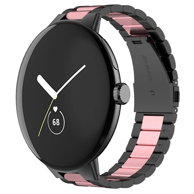 Google Pixel Watch / Watch 2 Stainless Steel Watch Strap Integrate Replacement Watch Band