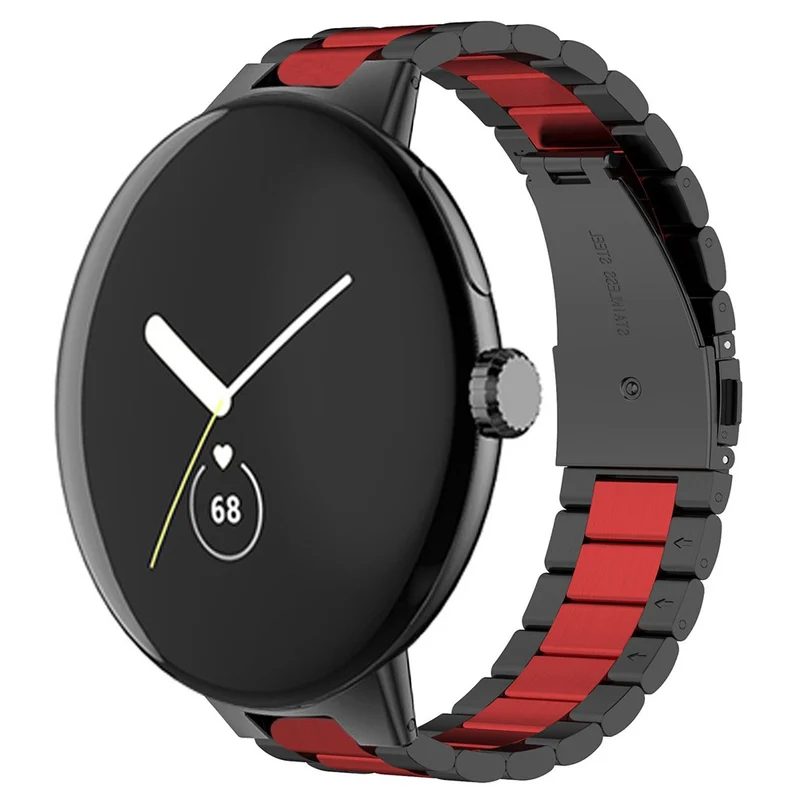Google Pixel Watch / Watch 2 Stainless Steel Watch Strap Integrate Replacement Watch Band