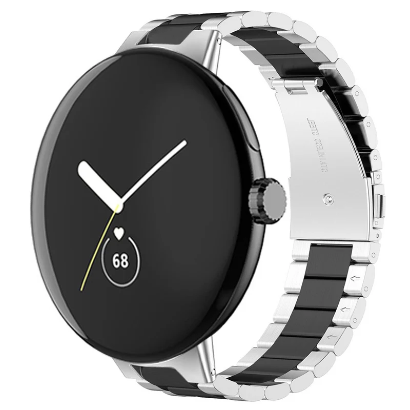 Google Pixel Watch / Watch 2 Stainless Steel Watch Strap Integrate Replacement Watch Band