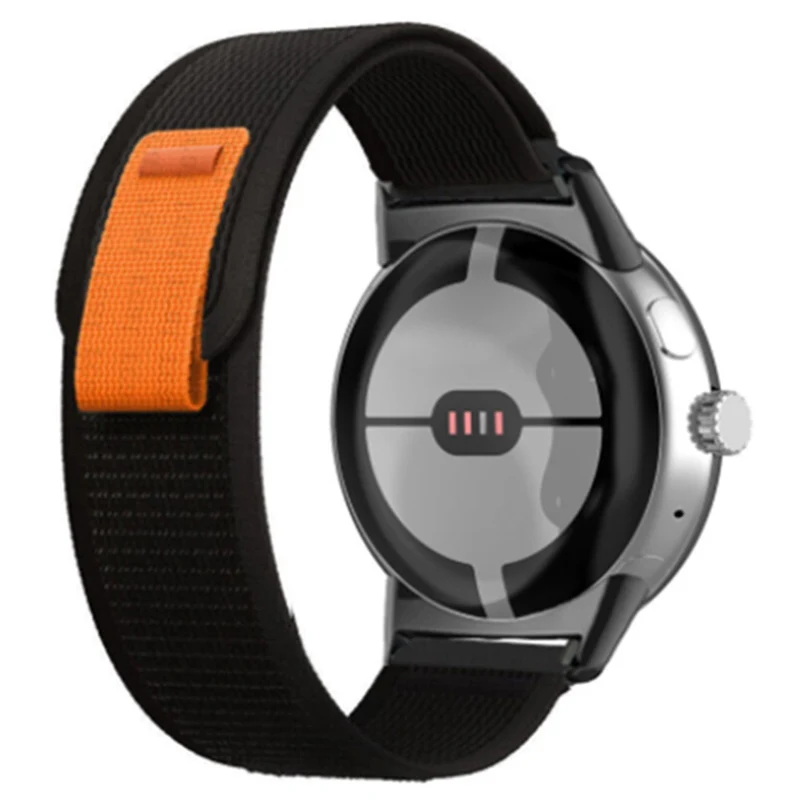 Google Pixel Watch / Watch 2 Nylon Watch Band Adjustable Quick Release Wrist Strap