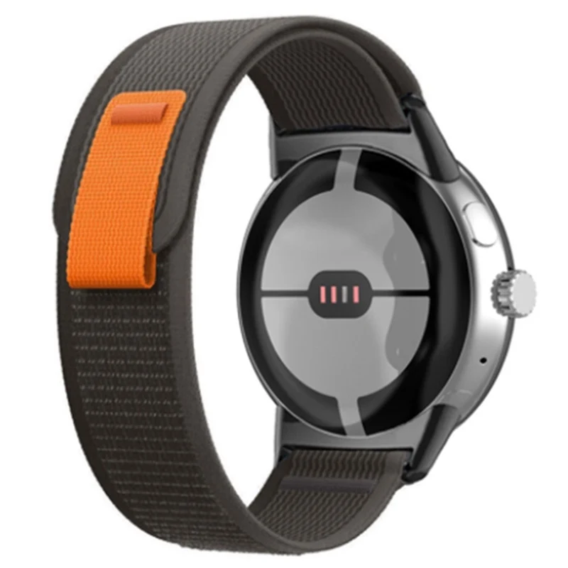 Google Pixel Watch / Watch 2 Nylon Watch Band Adjustable Quick Release Wrist Strap