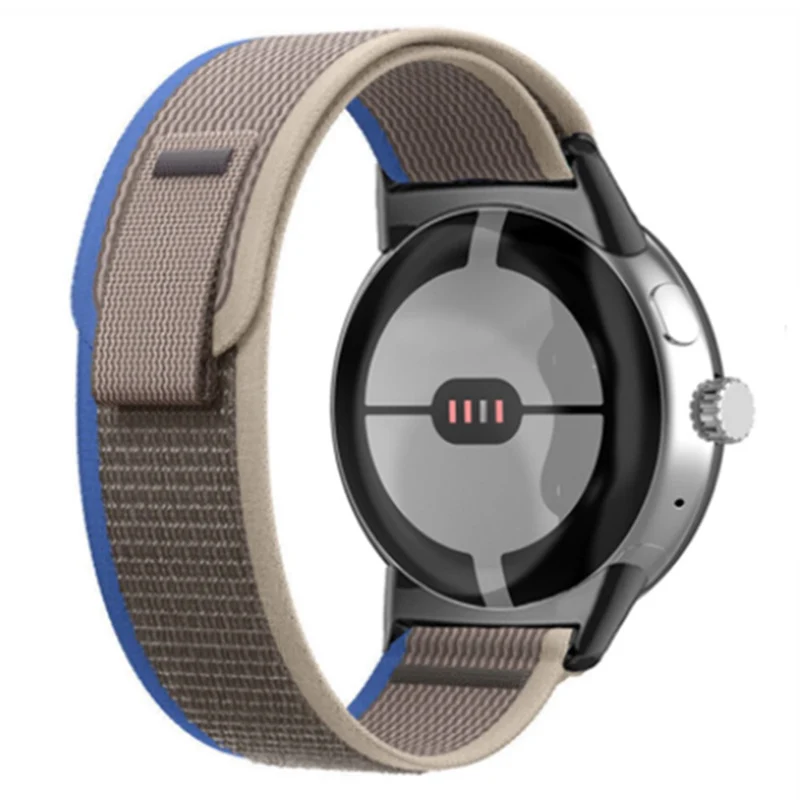 Google Pixel Watch / Watch 2 Nylon Watch Band Adjustable Quick Release Wrist Strap