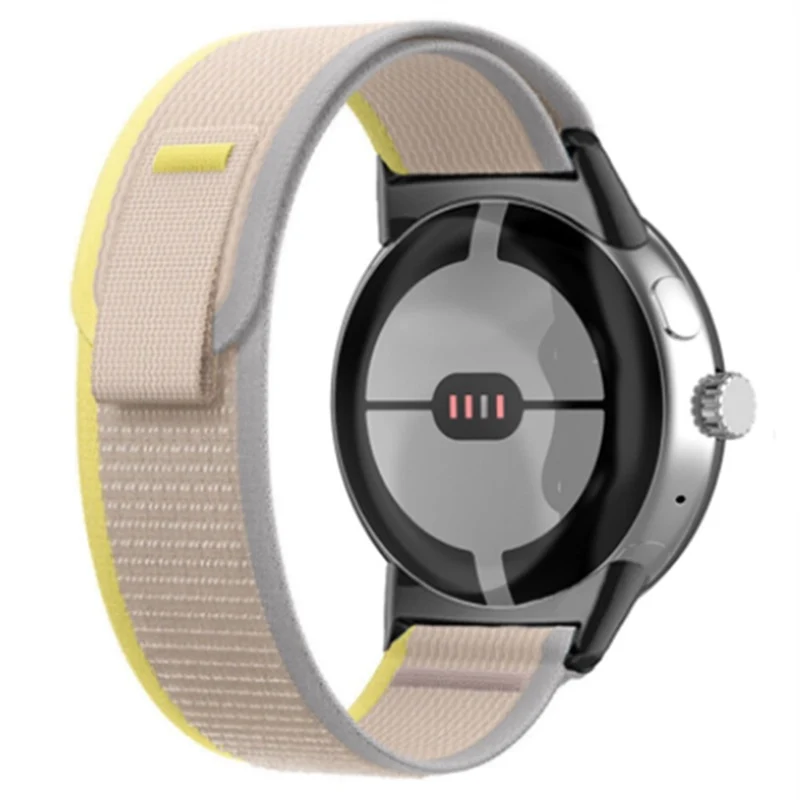 Google Pixel Watch / Watch 2 Nylon Watch Band Adjustable Quick Release Wrist Strap