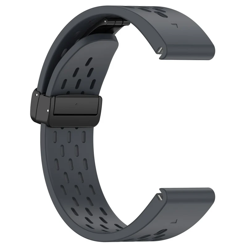 Garmin Tactix 7 Pro / Fenix 7X / Fenix 7X Solar Silicone Watch Strap 26mm Breathable Watch Band with Folding Buckle