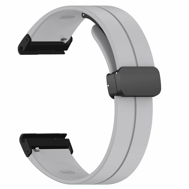 Garmin Fenix 7X / 6X / 5X Watch Strap Magnetic Buckle Silicone Band with 26mm Connector