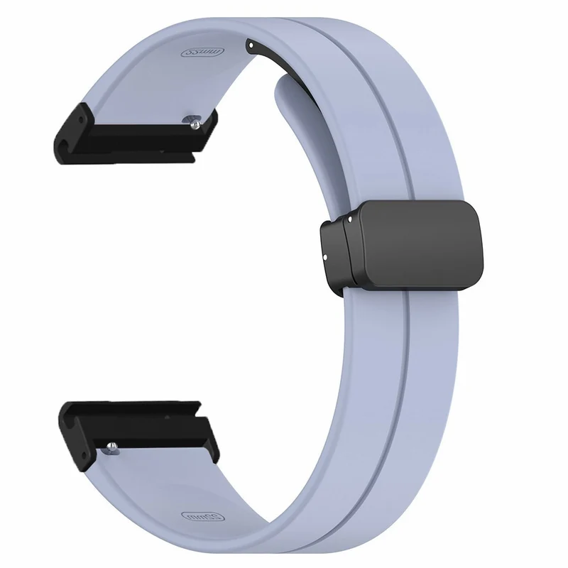 Garmin Fenix 7X / 6X / 5X Watch Strap Magnetic Buckle Silicone Band with 26mm Connector
