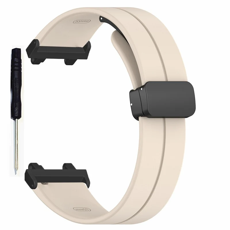 Huami Amazfit T-Rex 2 Silicone Watch Band Magnetic Folding Buckle Wrist Strap