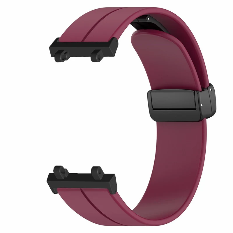 Huami Amazfit T-Rex 2 Silicone Watch Band Magnetic Folding Buckle Wrist Strap