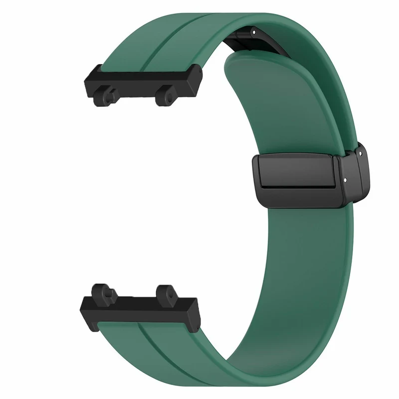 Huami Amazfit T-Rex 2 Silicone Watch Band Magnetic Folding Buckle Wrist Strap