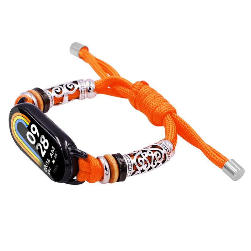 Xiaomi Smart Band 8 Beads Braided Watch Strap Adjustable Wrist Band Bracelet