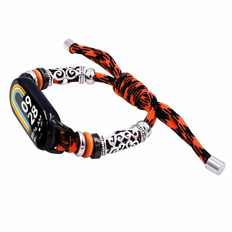 Xiaomi Smart Band 8 Beads Braided Watch Strap Adjustable Wrist Band Bracelet