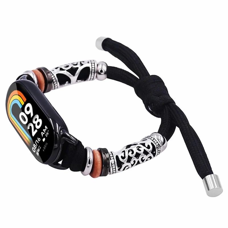 Xiaomi Smart Band 8 Beads Braided Watch Strap Adjustable Wrist Band Bracelet