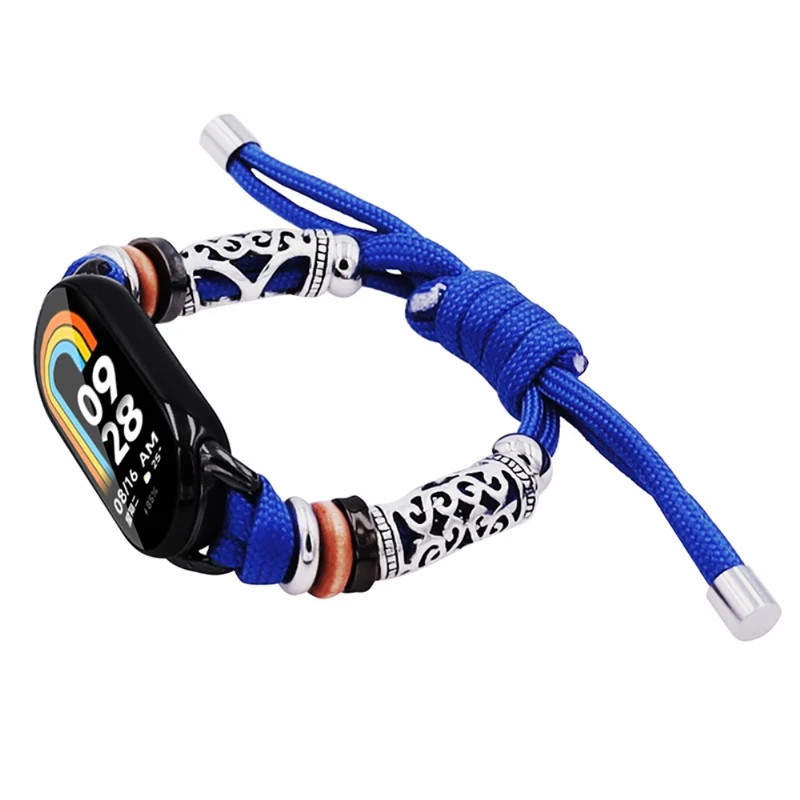 Xiaomi Smart Band 8 Beads Braided Watch Strap Adjustable Wrist Band Bracelet