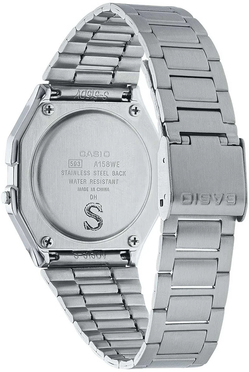 Casio Vintage A158WEA-9EF Uhr • Kultiges Retro-Design • Digitale Stoppfunktion