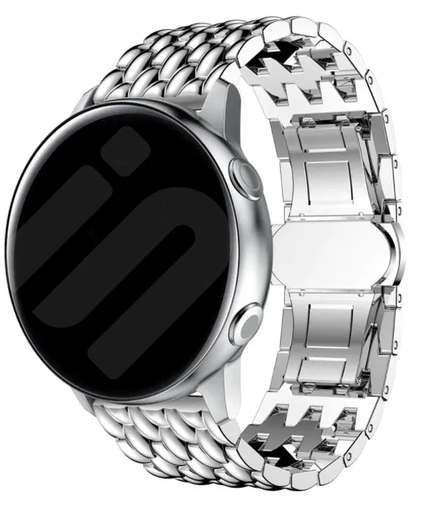 Amazfit Balance 3 Drachen Stahlarmband (Silber)